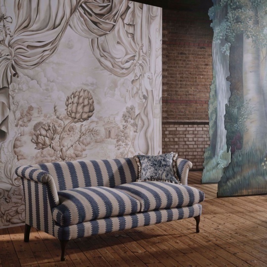 Giles Deacon designed a range of textiles and wallpapers for Sanderson